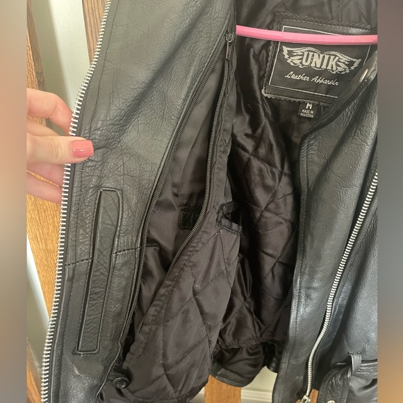 *VINTAGE* Unik Leather Jacket - Picture 5 of 6